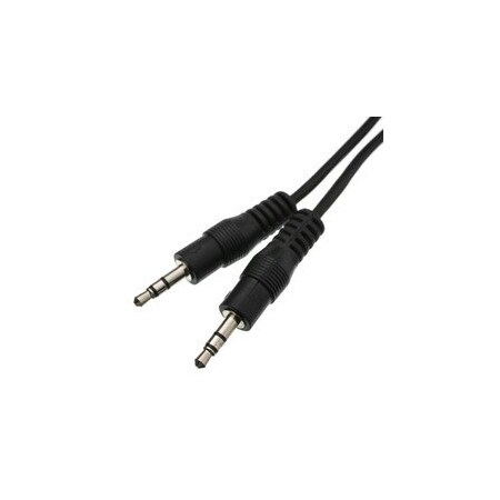 Cable Wholesale 3.5mm Stereo Cable, 3.5mm Male, 1 foot 10A1-01101